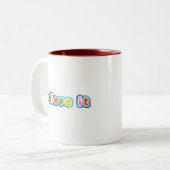 信じ色 ツートーンマグカップ (正面左)