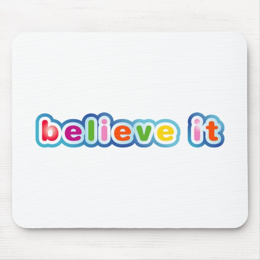 信じ色 マウスパッド (正面)