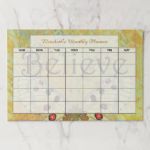 信じ蝶の月プランナー