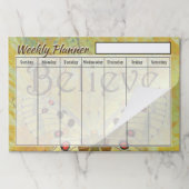 信じ蝶の週間プランナー ペーパーパッド (折り畳み)