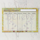 信じ蝶の週間プランナー ペーパーパッド (正面)