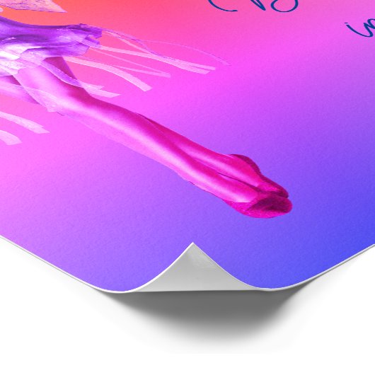 信じ蝶感動的 ポスター (角)