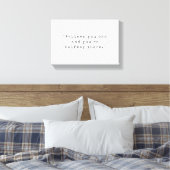 信じ行き過ぎだ引用文 キャンバスプリント (インサイチュ (寝室))