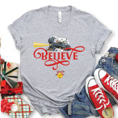 信じ表現Christmas Train Matching Family Tシャツ