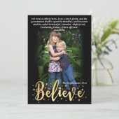 信じ金ゴールド聖書聖句の写真 シーズンカード (スタンド正面)