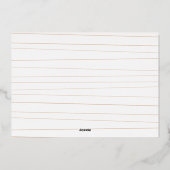 信じ金ゴールド 箔シーズンカード (裏面)