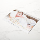 信じ金ゴールド 箔シーズンカード (回転した状態)