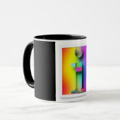 信じ難いパーソナライズされたモノグラムi マグカップ (正面左)