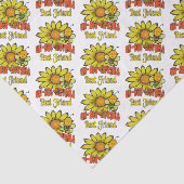 信じ難い最高の友人のヒマワリとミツバチ 薄葉紙 (詳細)