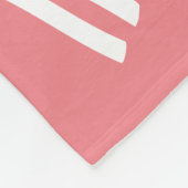 信じ難おもしろいい言遊葉のウィッティジョークユーモアピンク  フリースブランケット (角)