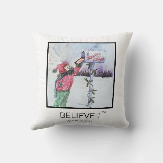 信じ頼で クッション (裏面)