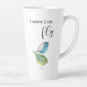 「信じ飛べる」マグカップデザイン カフェラテマグ (右)