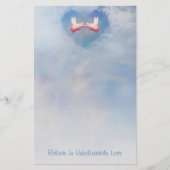 信じ飛んでいるてキスをするい信じる愛の豚 便箋 (正面)