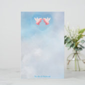 信じ飛んでいる難い愛 便箋 (スタンド正面)