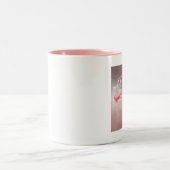 信じ飛んでいる難い ツートーンマグカップ (中央)