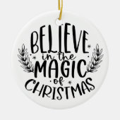 信じ魔法でモダン セラミックオーナメント (正面)