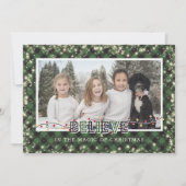 信じ魔法で緑の格子模様 シーズンカード (正面)