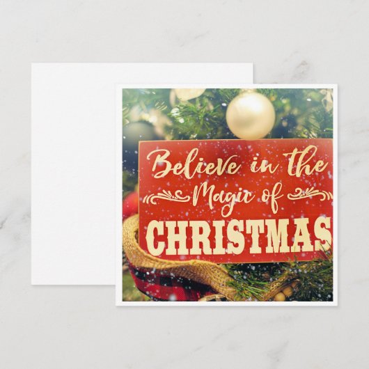 信じ魔法で シーズンカード (正面/裏面)