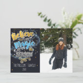 信じ魔法で…シーズンホリデーフォトカード シーズンカード (スタンド正面)