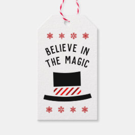 信じ魔法で – Snowmans Top Hat ギフトタグ