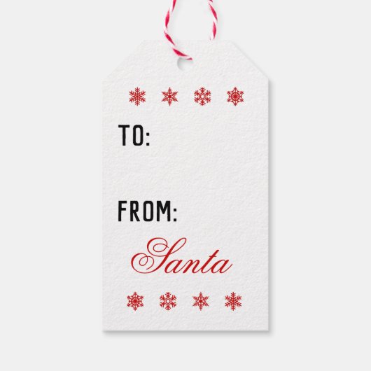 信じ魔法で – Snowmans Top Hat ギフトタグ (裏面)