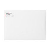 信じ魔法で – Snowmans Top Hat ラップアラウンドラベル (正面)