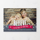 信じ魔法に。写数々の真 三つ折りカード (カバー)