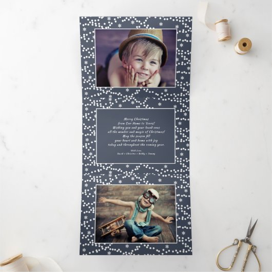 信じ魔法に。写数々の真 三つ折りカード (内部)