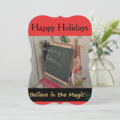 信じ魔法のクリスマスグリーティングカードに シーズンカード (スタンド正面)