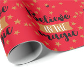 信じ魔法のクリスマスプレゼント包装紙 ラッピングペーパー (ロールコーナー)