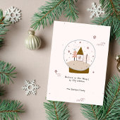 信じ魔法のスノーグローブ・クリスマス カード