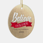 信じ魔法の写真カスタムで セラミックオーナメント (右)