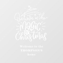 信じ魔法の歓迎 ウィンドウサイン