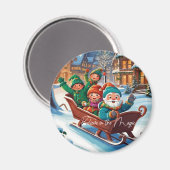 信じ魔法イラストレーション マグネット (正面/裏面)