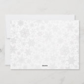 信じ魔法カスタム赤白格言クリスマス シーズンカード (裏面)