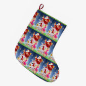 信じ魔法ストッキング ラージクリスマスストッキング (正面 (吊り時))