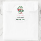 信じ魔法タイポグラフィキャンドル ラウンドシール (バッグ)