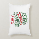 信じ魔法タイポグラフィ アクセントクッション (正面(垂直))