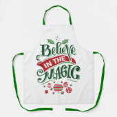 信じ魔法タイポグラフィ エプロン (正面)