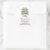 信じ魔法タイポグラフィ ラウンドシール (バッグ)