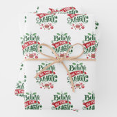 信じ魔法タイポグラフィ ラッピングペーパーシート (インサイチュ)