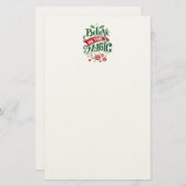 信じ魔法タイポグラフィ 便箋 (正面/裏面)