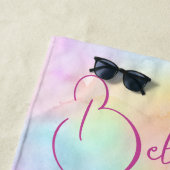 信じ魔法フローラUnicorn ビーチタオル (インサイチュ)