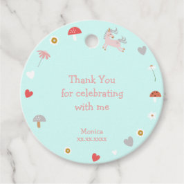 信じ魔法ユニコーン子供の誕生日感謝していで フェイバータグ