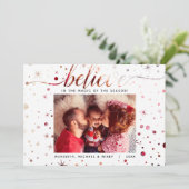 信じ魔法休日マッチング文字効果 シーズンカード (スタンド正面)