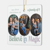 信じ魔法初めてのクリスマス6 Photo Any Color セラミックオーナメント (左)