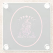 信じ魔法天ウィッカ信者美術 ガラスコースター (裏面)