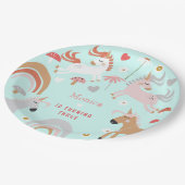 信じ魔法子供の誕生日 ペーパープレート (アングル)