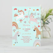 信じ魔法子供の誕生日 招待状 (スタンド正面)