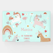 信じ魔法子供の誕生日 横断幕 (横)